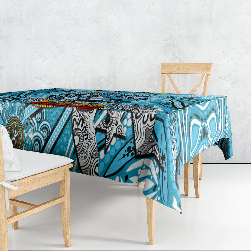 NAIDOC Week 2024 Sharks Tablecloth Mascot Rugby