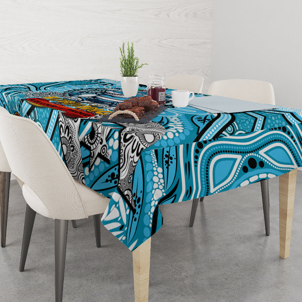 NAIDOC Week 2024 Sharks Tablecloth Mascot Rugby