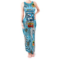 Custom NAIDOC Week 2024 Sharks Tank Maxi Dress Mascot Rugby