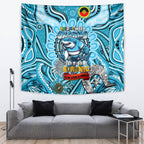 NAIDOC Week 2024 Sharks Tapestry Mascot Rugby