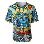 Custom NAIDOC Week 2024 Titans Baseball Jersey Mascot Rugby