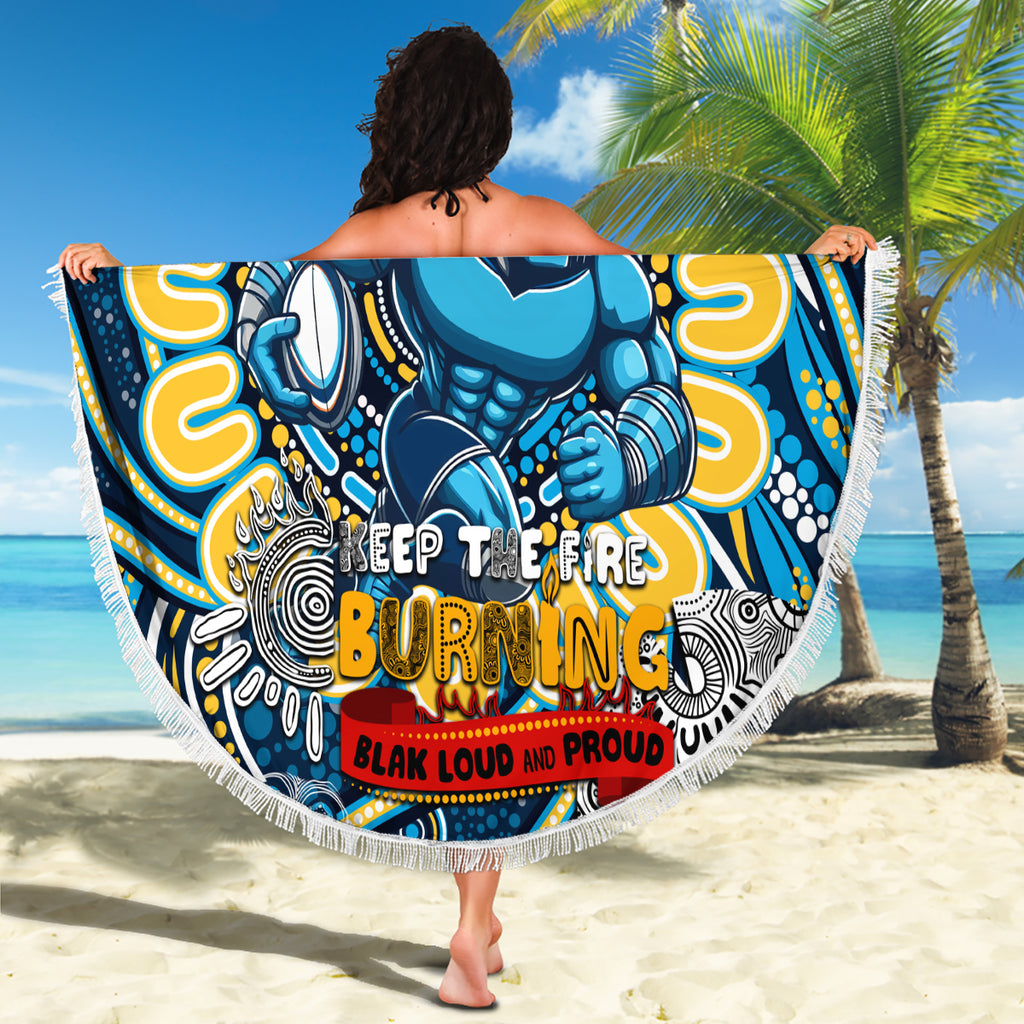 NAIDOC Week 2024 Titans Beach Blanket Mascot Rugby