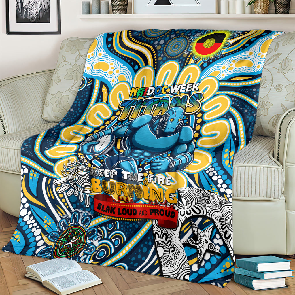 NAIDOC Week 2024 Titans Blanket Mascot Rugby