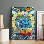 NAIDOC Week 2024 Titans Canvas Wall Art Mascot Rugby