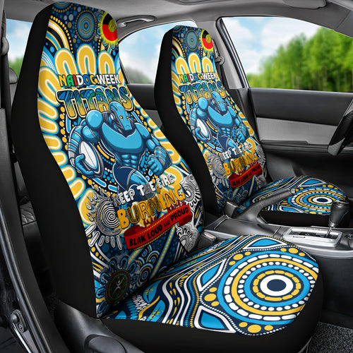 NAIDOC Week 2024 Titans Car Seat Cover Mascot Rugby