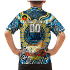Custom NAIDOC Week 2024 Titans Family Matching Mermaid Dress and Hawaiian Shirt Mascot Rugby