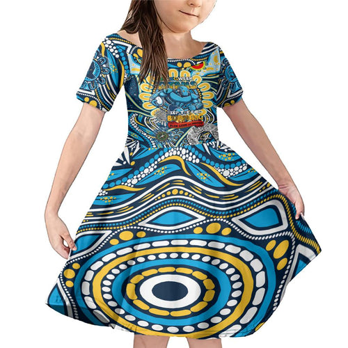 Custom NAIDOC Week 2024 Titans Family Matching Mermaid Dress and Hawaiian Shirt Mascot Rugby
