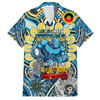 Custom NAIDOC Week 2024 Titans Family Matching Puletasi and Hawaiian Shirt Mascot Rugby