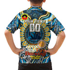 Custom NAIDOC Week 2024 Titans Family Matching Summer Maxi Dress and Hawaiian Shirt Mascot Rugby