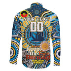 Custom NAIDOC Week 2024 Titans Family Matching Summer Maxi Dress and Hawaiian Shirt Mascot Rugby