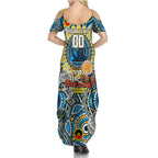 Custom NAIDOC Week 2024 Titans Family Matching Summer Maxi Dress and Hawaiian Shirt Mascot Rugby