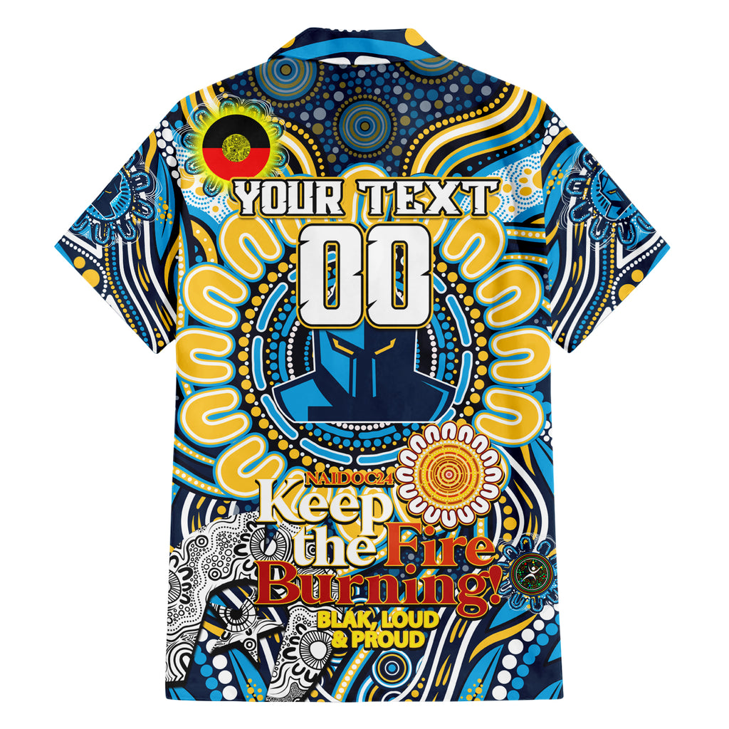 Custom NAIDOC Week 2024 Titans Hawaiian Shirt Mascot Rugby