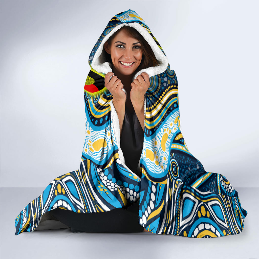 NAIDOC Week 2024 Titans Hooded Blanket Mascot Rugby