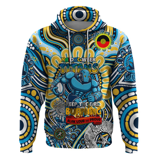 Custom NAIDOC Week 2024 Titans Hoodie Mascot Rugby