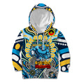 Custom NAIDOC Week 2024 Titans Kid Hoodie Mascot Rugby