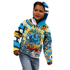 Custom NAIDOC Week 2024 Titans Kid Hoodie Mascot Rugby
