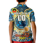 Custom NAIDOC Week 2024 Titans Kid Polo Shirt Mascot Rugby