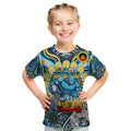 Custom NAIDOC Week 2024 Titans Kid T Shirt Mascot Rugby