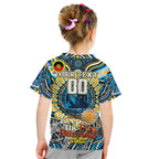 Custom NAIDOC Week 2024 Titans Kid T Shirt Mascot Rugby