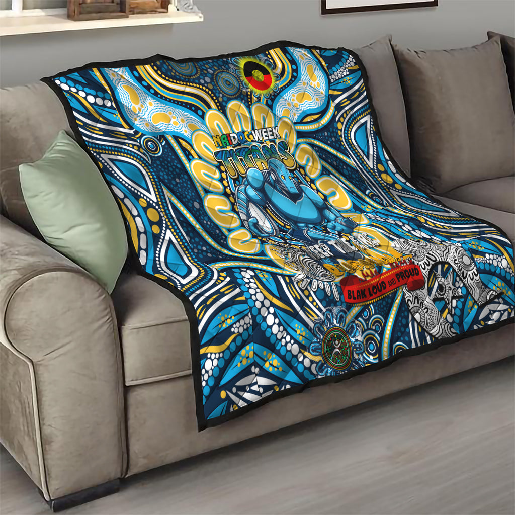 NAIDOC Week 2024 Titans Quilt Mascot Rugby