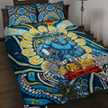 NAIDOC Week 2024 Titans Quilt Bed Set Mascot Rugby