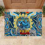 NAIDOC Week 2024 Titans Rubber Doormat Mascot Rugby