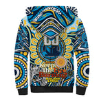 Custom NAIDOC Week 2024 Titans Sherpa Hoodie Mascot Rugby