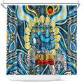 NAIDOC Week 2024 Titans Shower Curtain Mascot Rugby