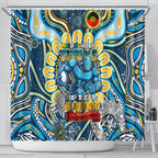 NAIDOC Week 2024 Titans Shower Curtain Mascot Rugby