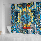 NAIDOC Week 2024 Titans Shower Curtain Mascot Rugby