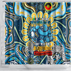 NAIDOC Week 2024 Titans Shower Curtain Mascot Rugby