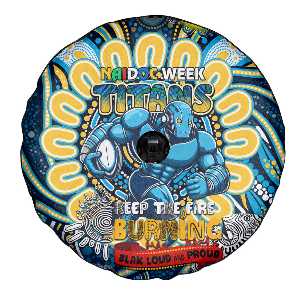 NAIDOC Week 2024 Titans Spare Tire Cover Mascot Rugby