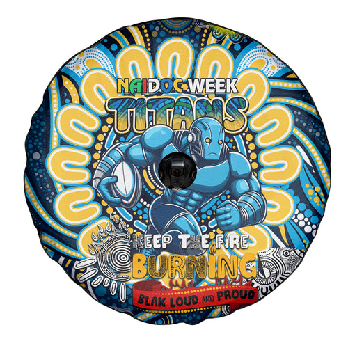 NAIDOC Week 2024 Titans Spare Tire Cover Mascot Rugby