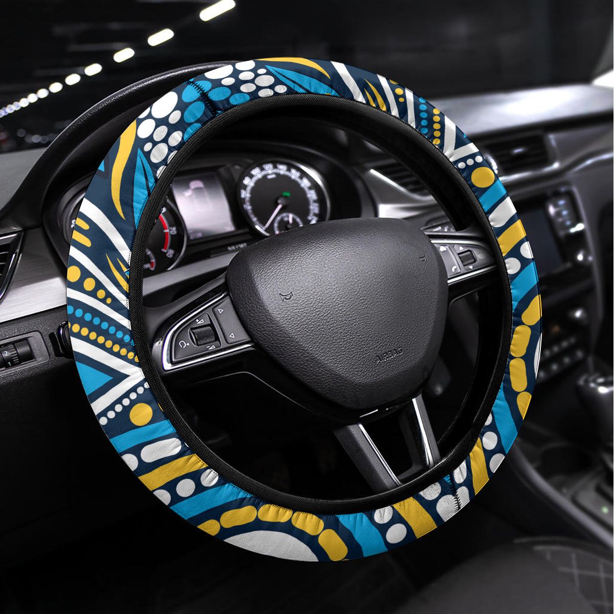 NAIDOC Week 2024 Titans Steering Wheel Cover Mascot Rugby