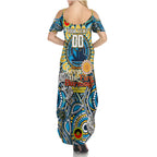 Custom NAIDOC Week 2024 Titans Summer Maxi Dress Mascot Rugby