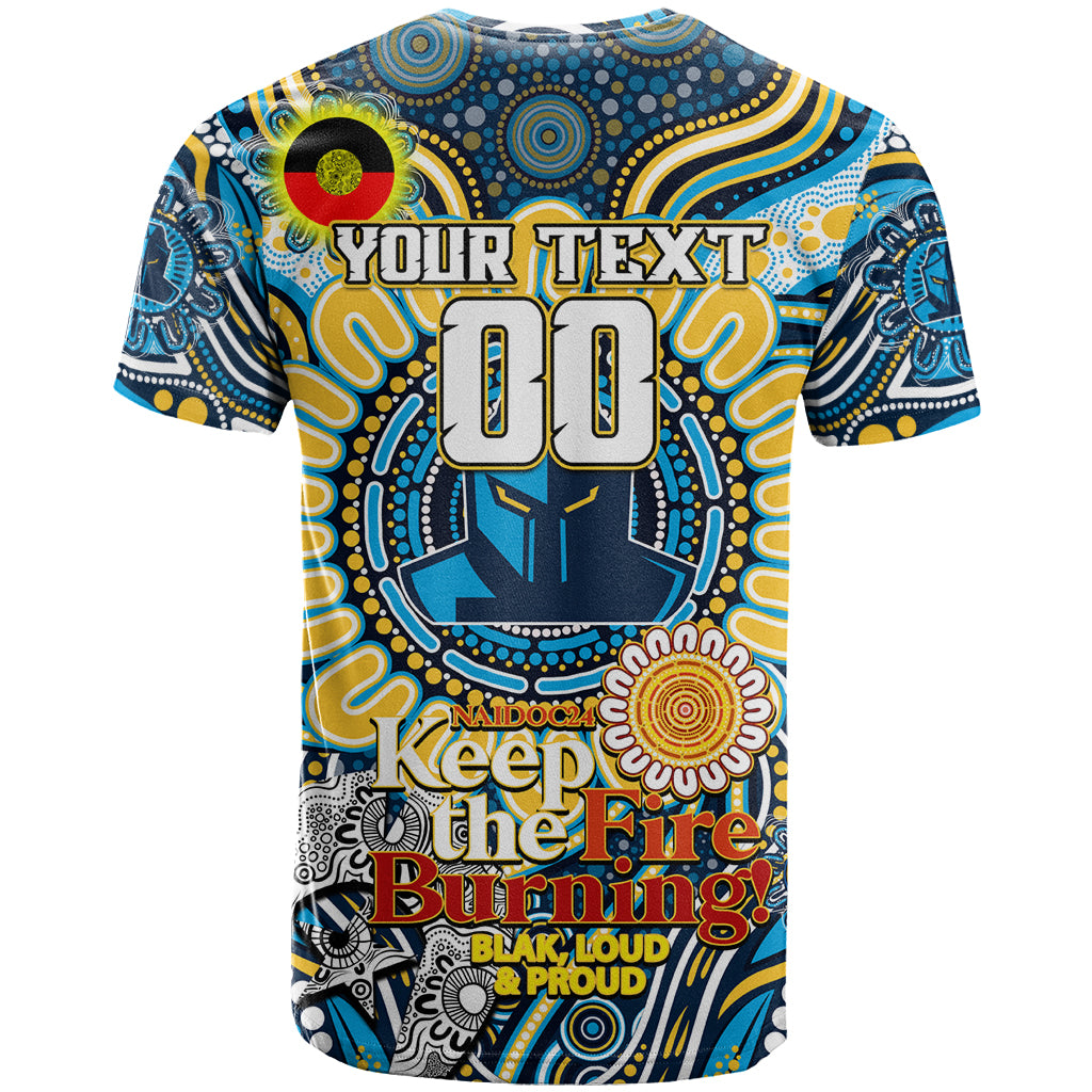 Custom NAIDOC Week 2024 Titans T Shirt Mascot Rugby