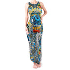 Custom NAIDOC Week 2024 Titans Tank Maxi Dress Mascot Rugby