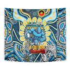 NAIDOC Week 2024 Titans Tapestry Mascot Rugby