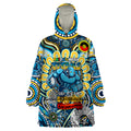 Custom NAIDOC Week 2024 Titans Wearable Blanket Hoodie Mascot Rugby