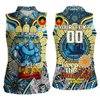 Custom NAIDOC Week 2024 Titans Women Sleeveless Polo Shirt Mascot Rugby