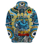Custom NAIDOC Week 2024 Titans Zip Hoodie Mascot Rugby