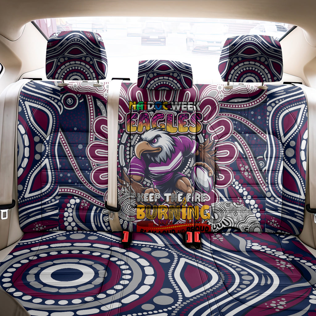 NAIDOC Week 2024 Eagles Back Car Seat Cover Mascot Rugby