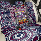 NAIDOC Week 2024 Eagles Back Car Seat Cover Mascot Rugby