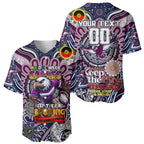 Custom NAIDOC Week 2024 Eagles Baseball Jersey Mascot Rugby