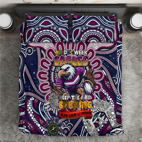 NAIDOC Week 2024 Eagles Bedding Set Mascot Rugby