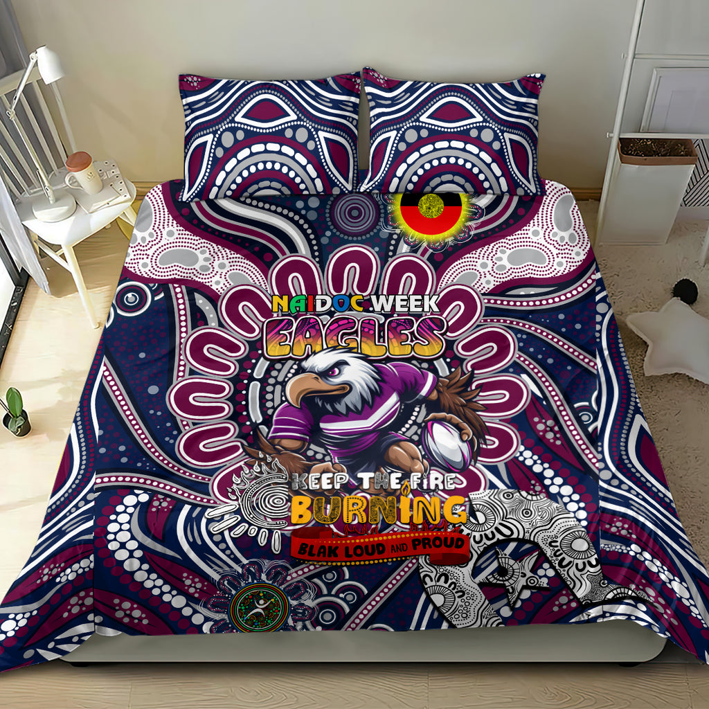 NAIDOC Week 2024 Eagles Bedding Set Mascot Rugby