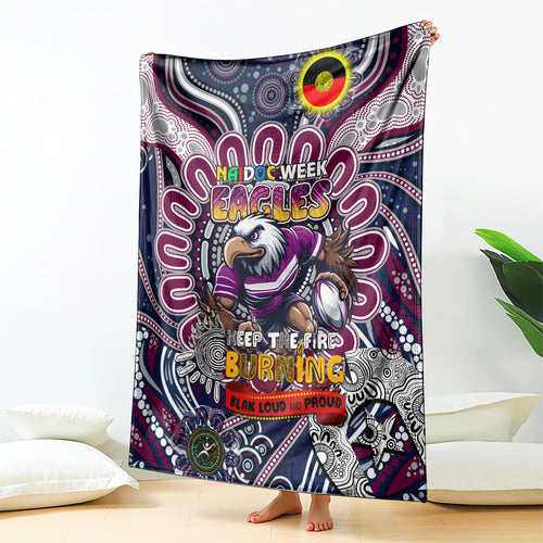 NAIDOC Week 2024 Eagles Blanket Mascot Rugby