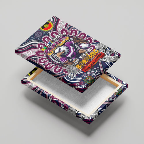 NAIDOC Week 2024 Eagles Canvas Wall Art Mascot Rugby