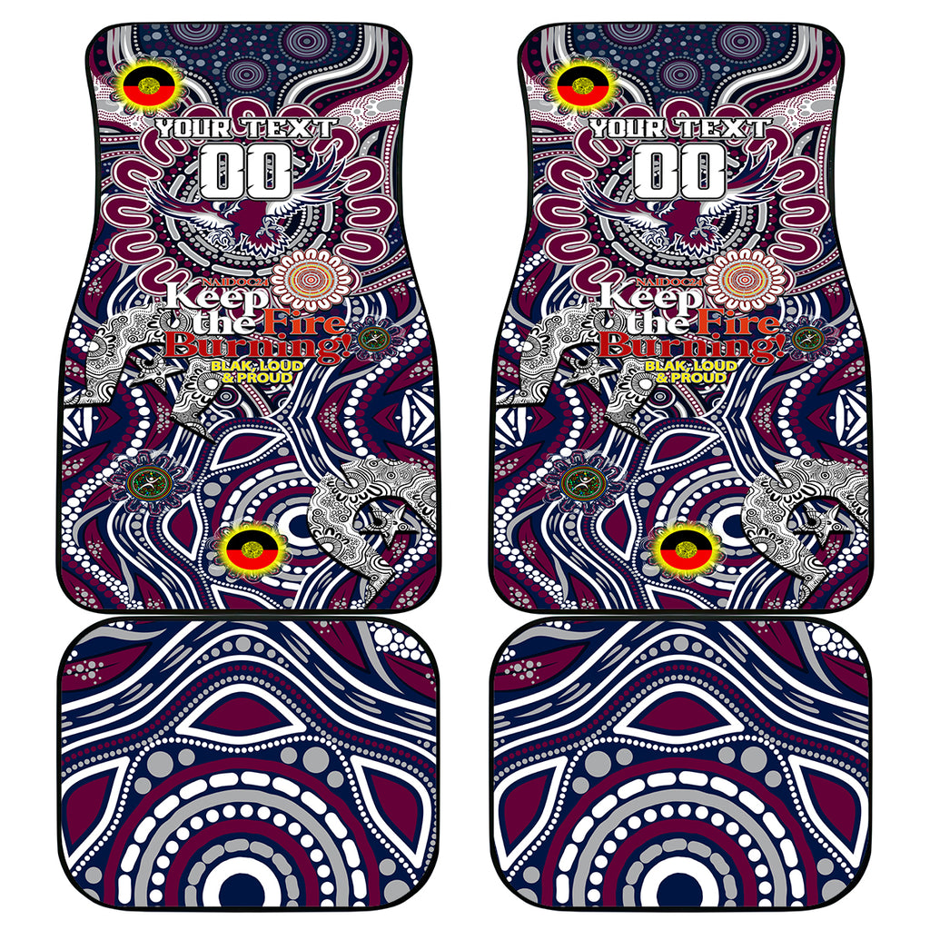 NAIDOC Week 2024 Eagles Car Mats Mascot Rugby