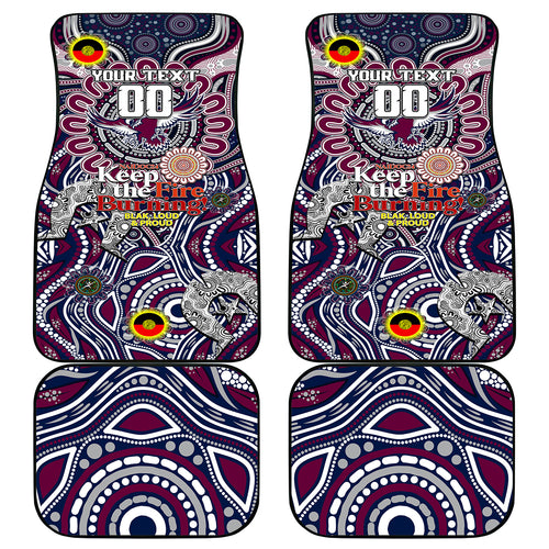 NAIDOC Week 2024 Eagles Car Mats Mascot Rugby